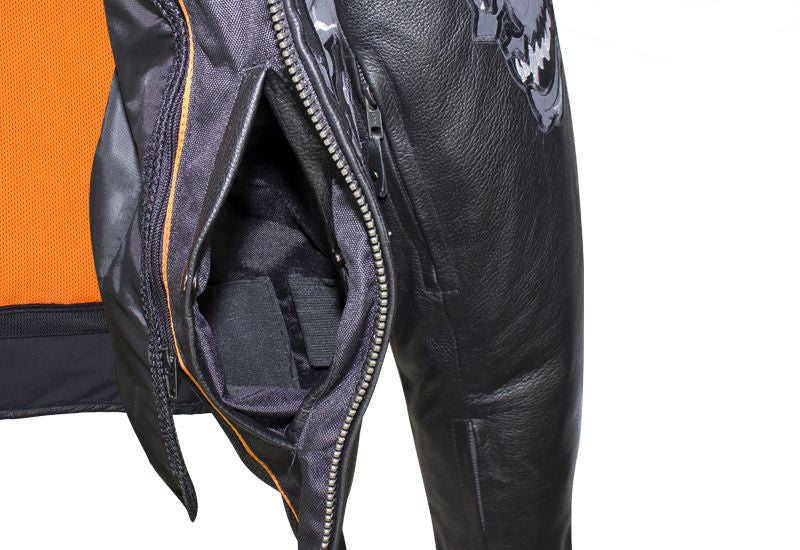 Men's Leather Motorcycle Jacket