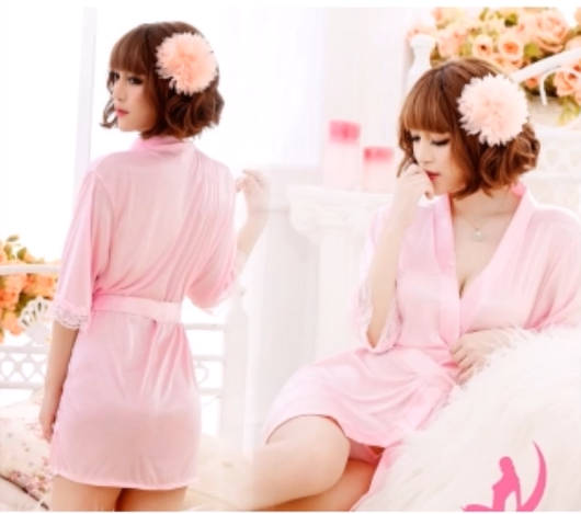 Pink Soft Temptation Robe