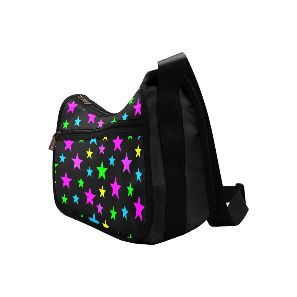 Neon Stars Shoulder Bag