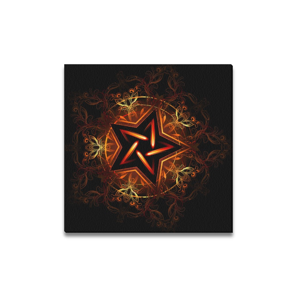 Earth Air Water Spirit Fire Canvas Print
