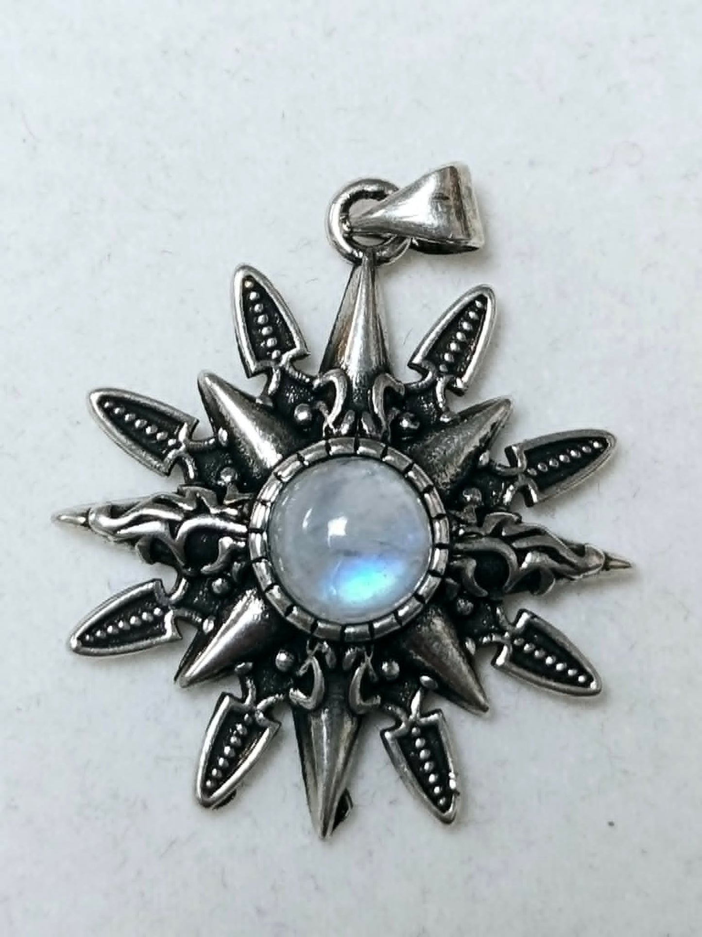 Moonstone Sun Pendant