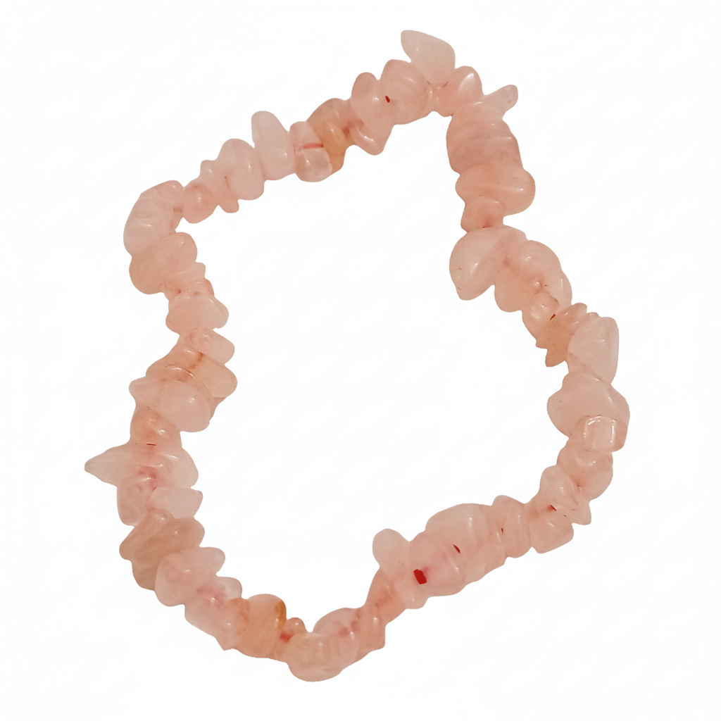 Rose Quartz Natural Stone Stretch Bracelet