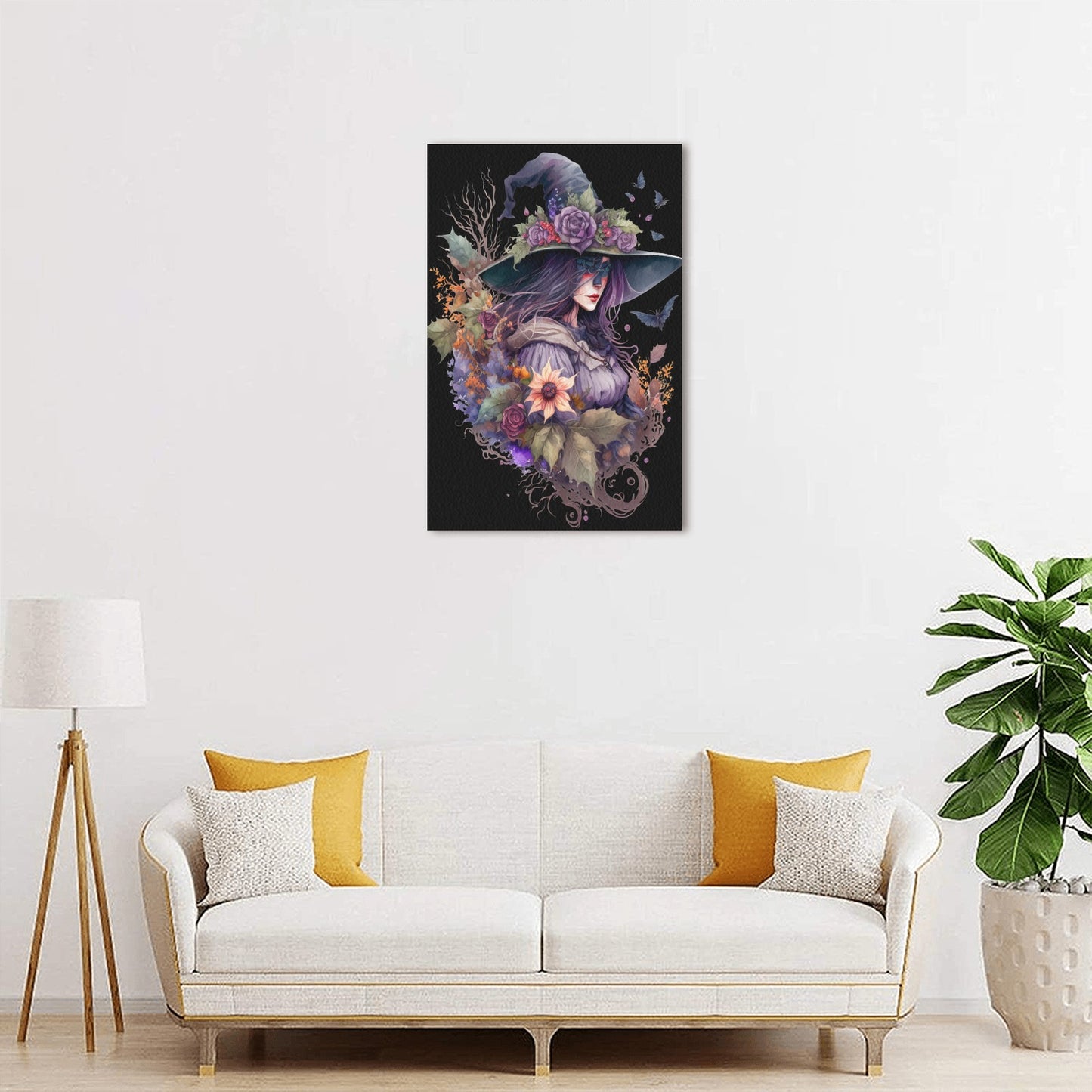 Witch Frame Canvas Print