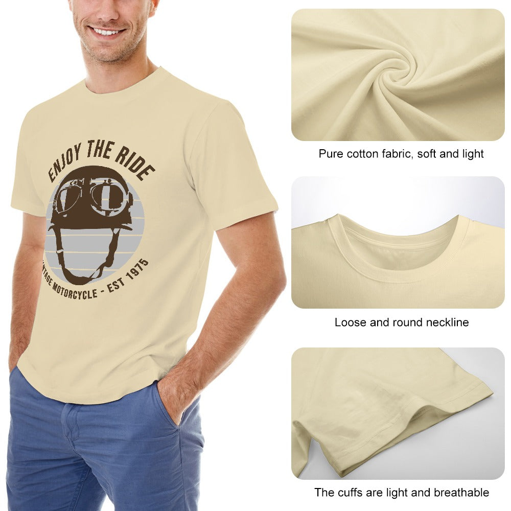 Enjoy The Ride Men's T-shirt 100% Cotton