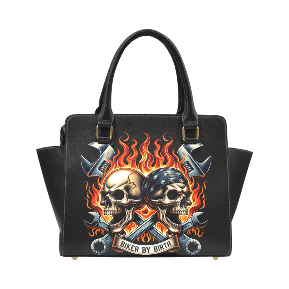 Biker By Birth Classic Shoulder Handbag