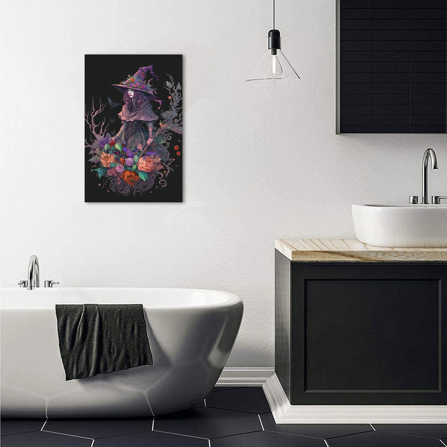 Witch Frame Canvas Print