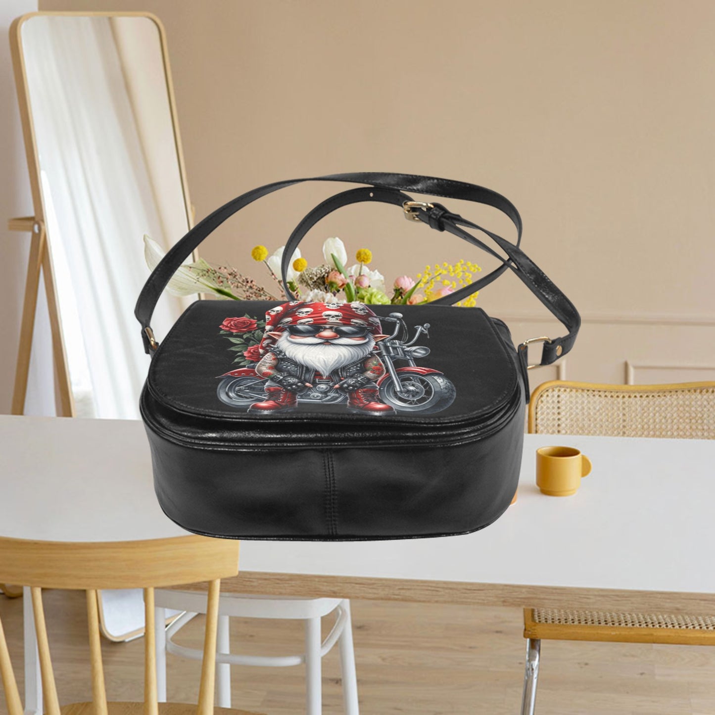 Biker Gnome Classic Saddle Bag Crossbody