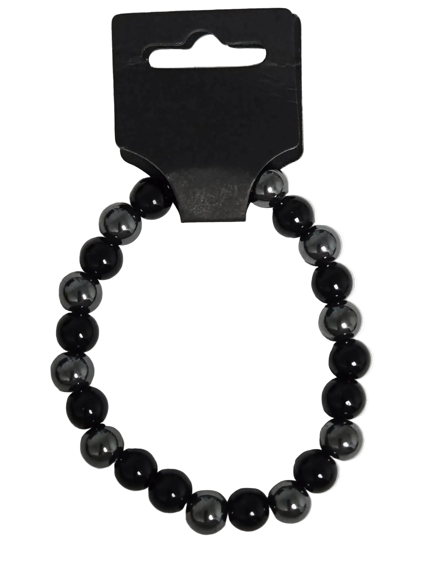 Hematite & Black Agate Bracelet