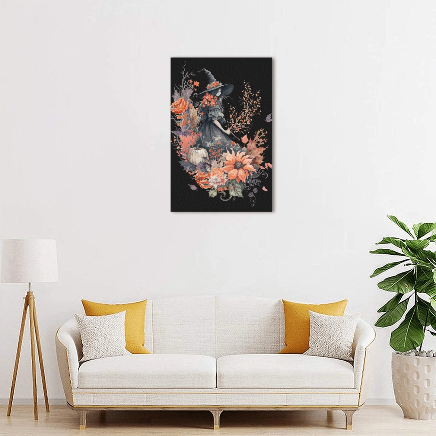 Witch Frame Canvas Print