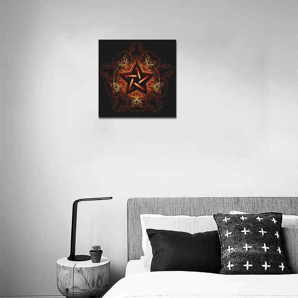 Earth Air Water Spirit Fire Canvas Print