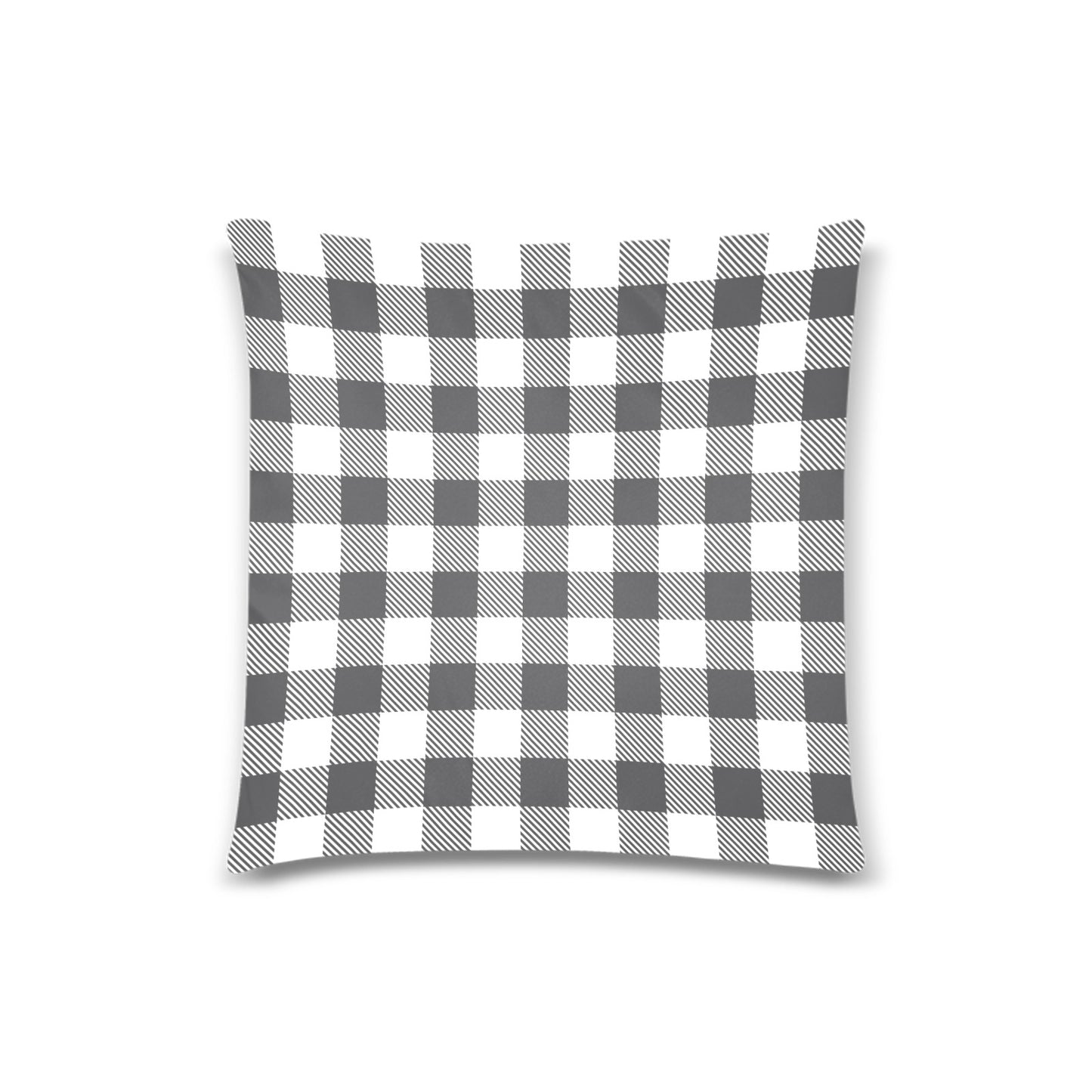 Basic Plaid Throw Pillow Cover