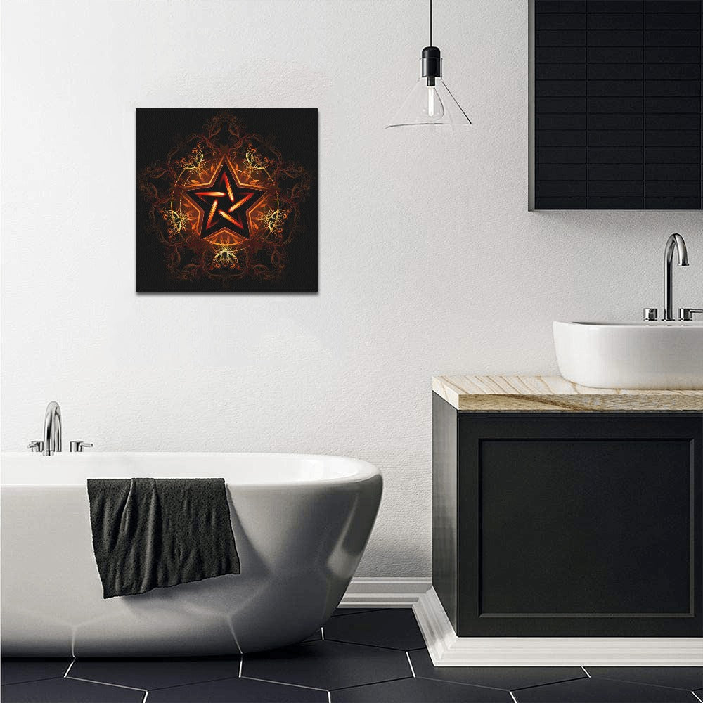 Earth Air Water Spirit Fire Canvas Print
