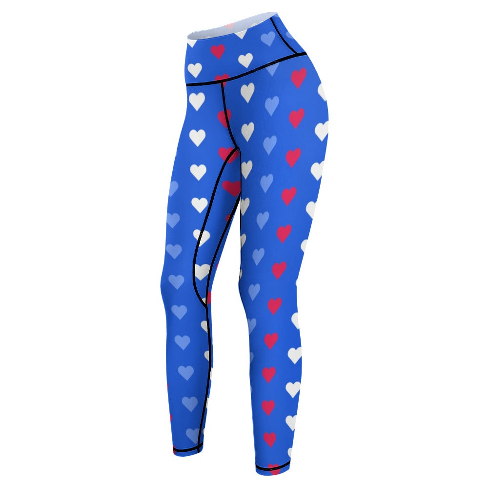 Heart Lines Women's Comfort Sports Yoga Pants