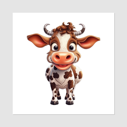 Moo Temporary Tattoo