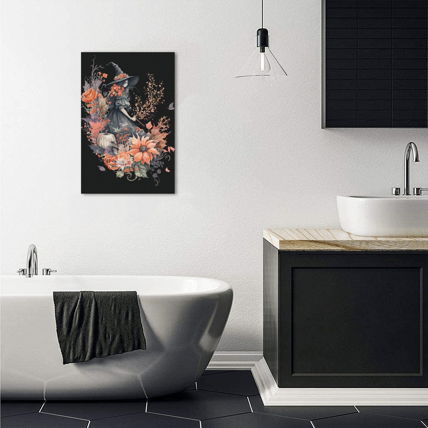 Witch Frame Canvas Print