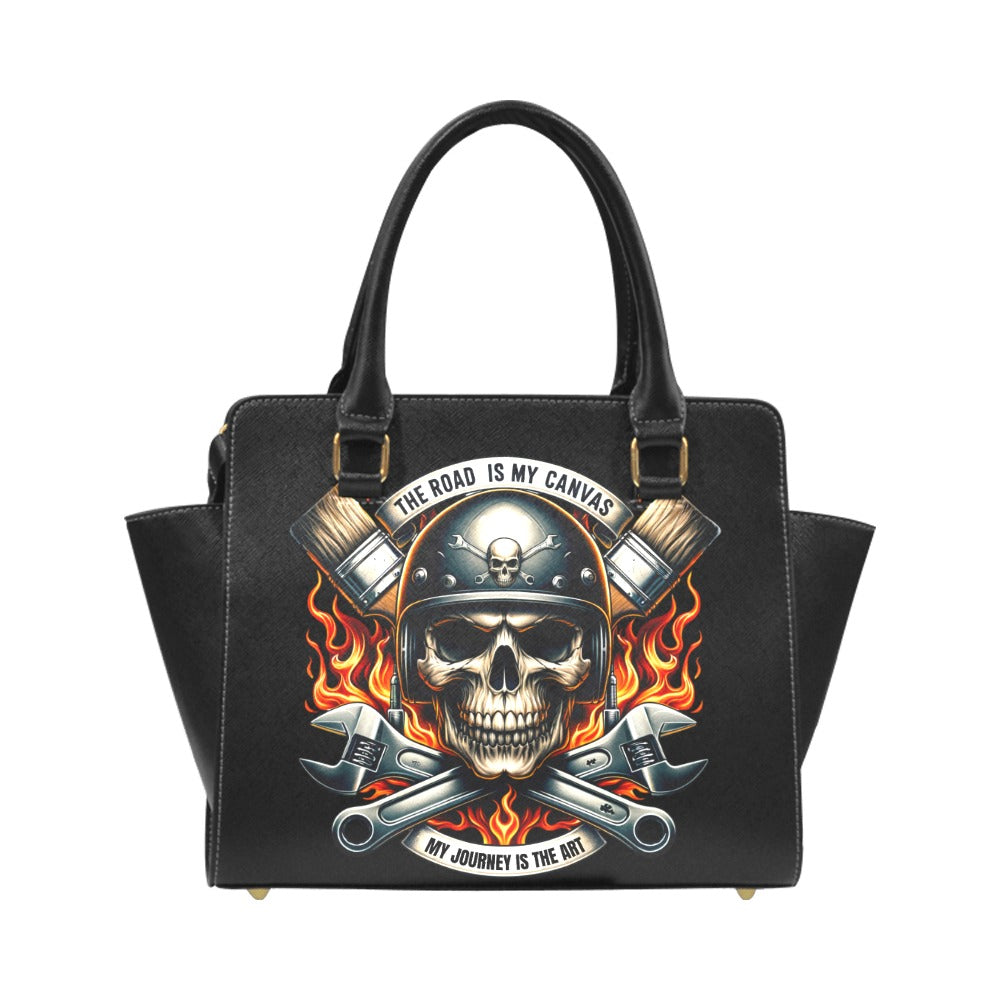 The Road Is My Canvas Classic Shoulder Handbag