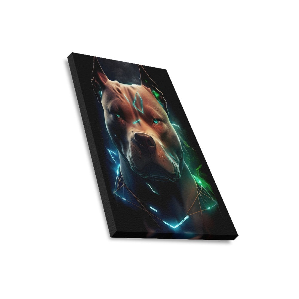 Daemon Framed Canvas Print