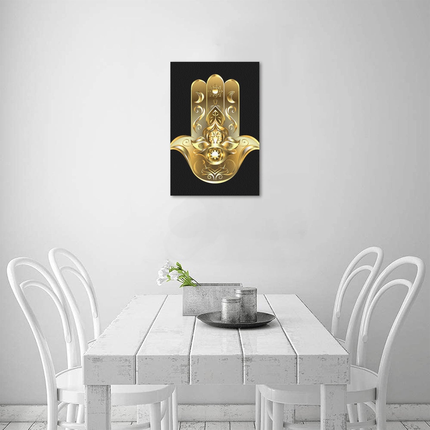 Hamsa Frame Canvas Print