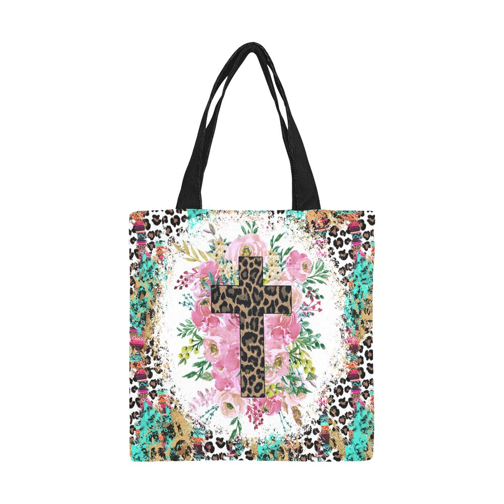 Western Cross Canvas Tote Bag