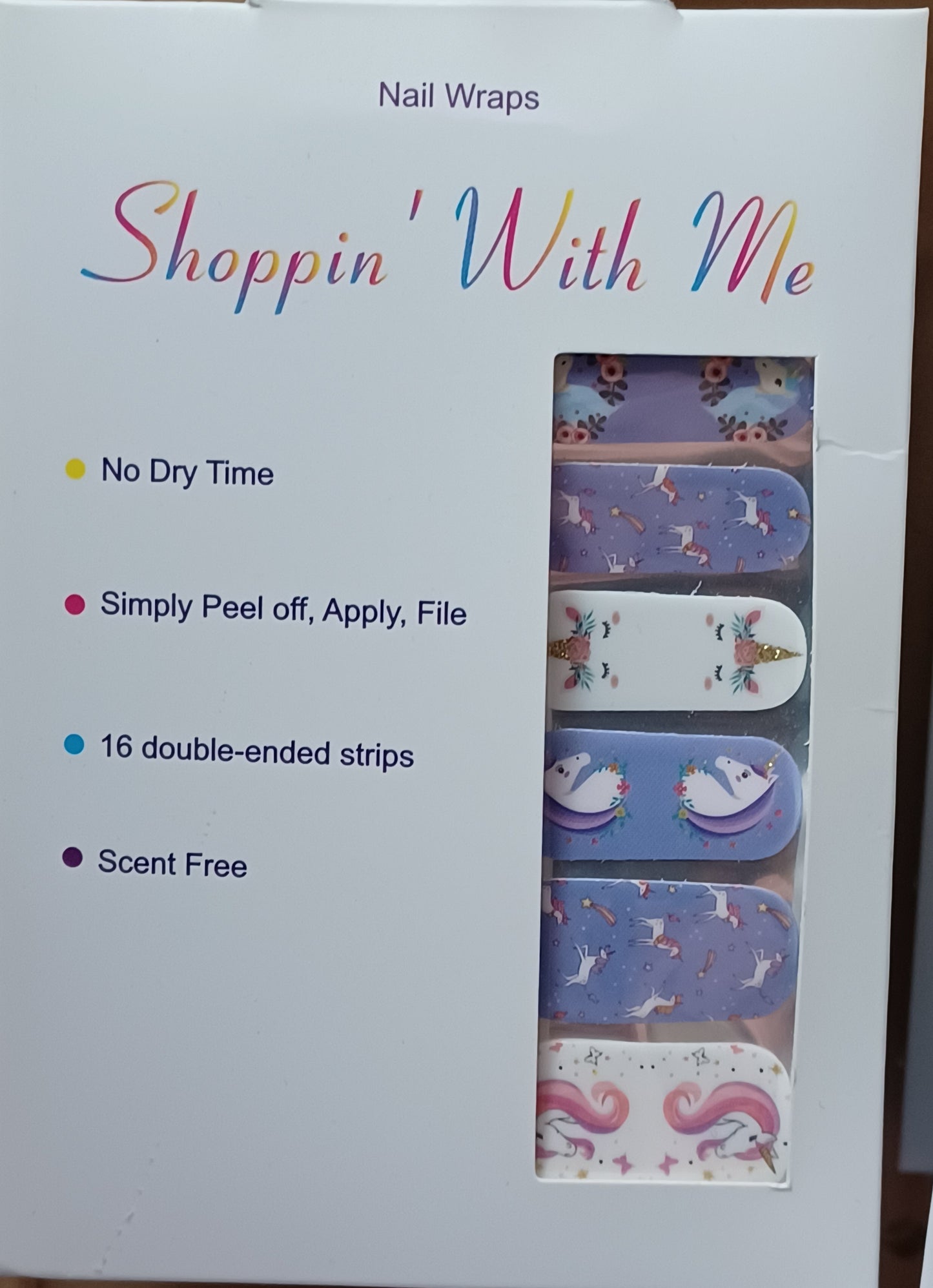 Musical Unicorns Nail Wraps