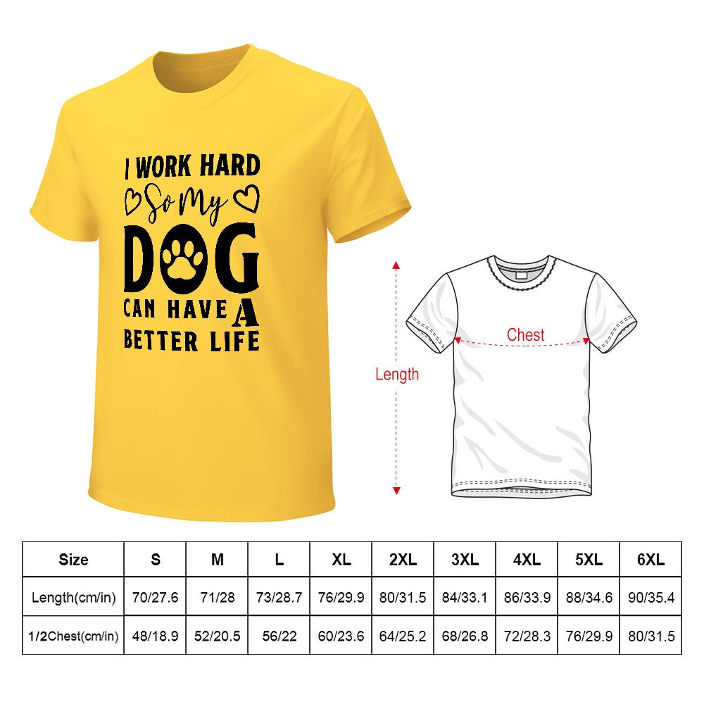 I Work Hard T-shirt