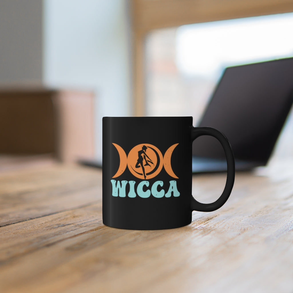 WICCA 11oz Black Mug