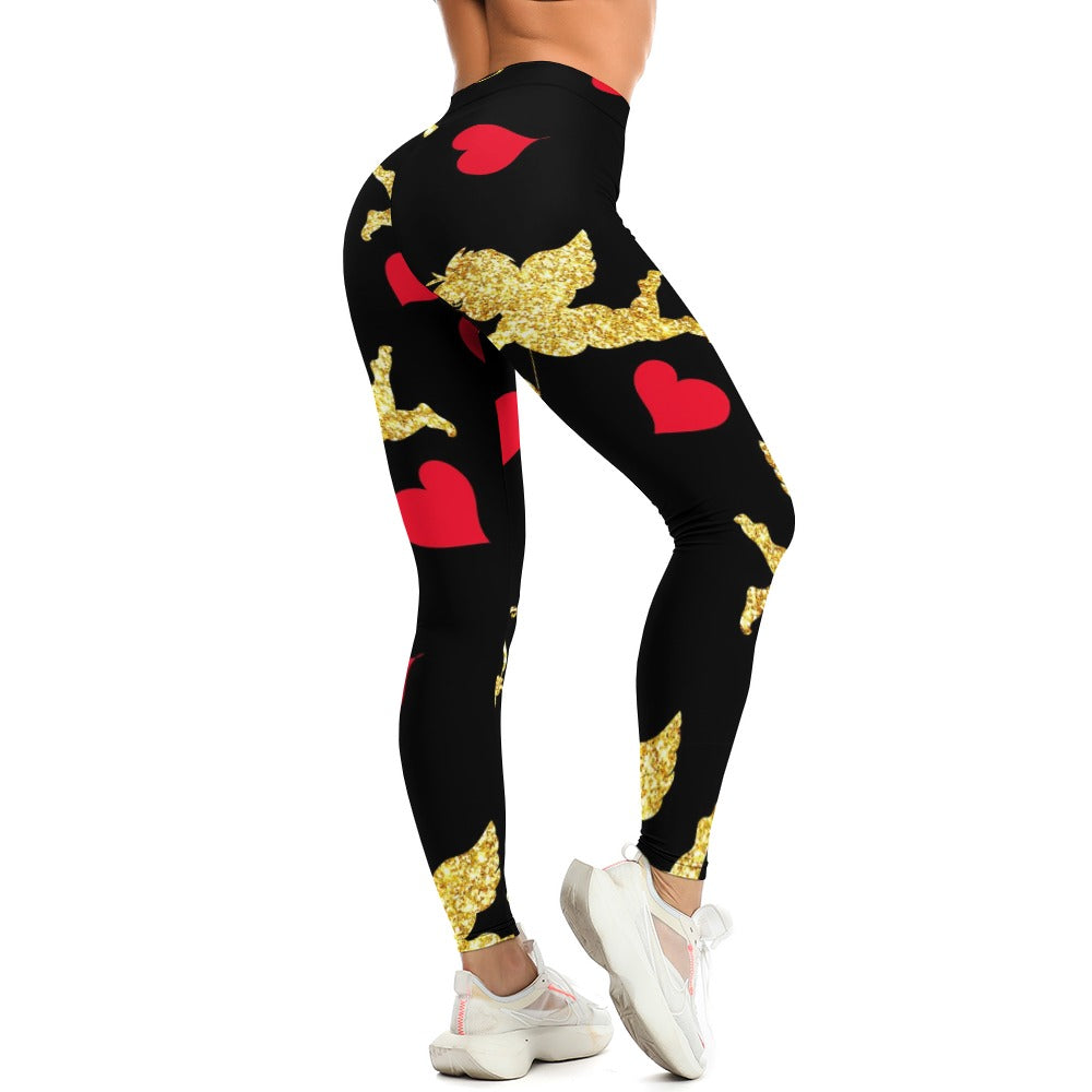 Stupid Cupid Too Soft Ladies Tight Yoga Pants