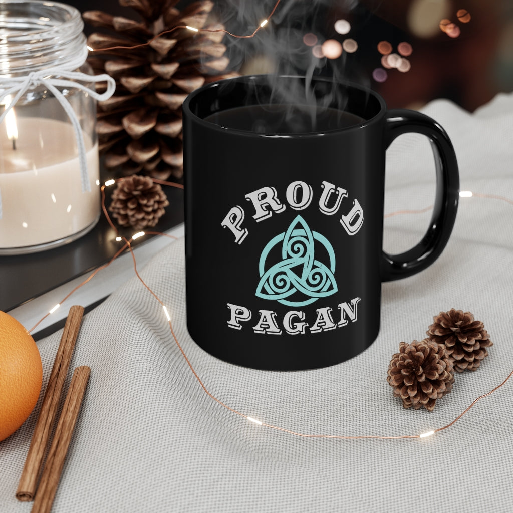 Proud Pagan 11oz Black Mug