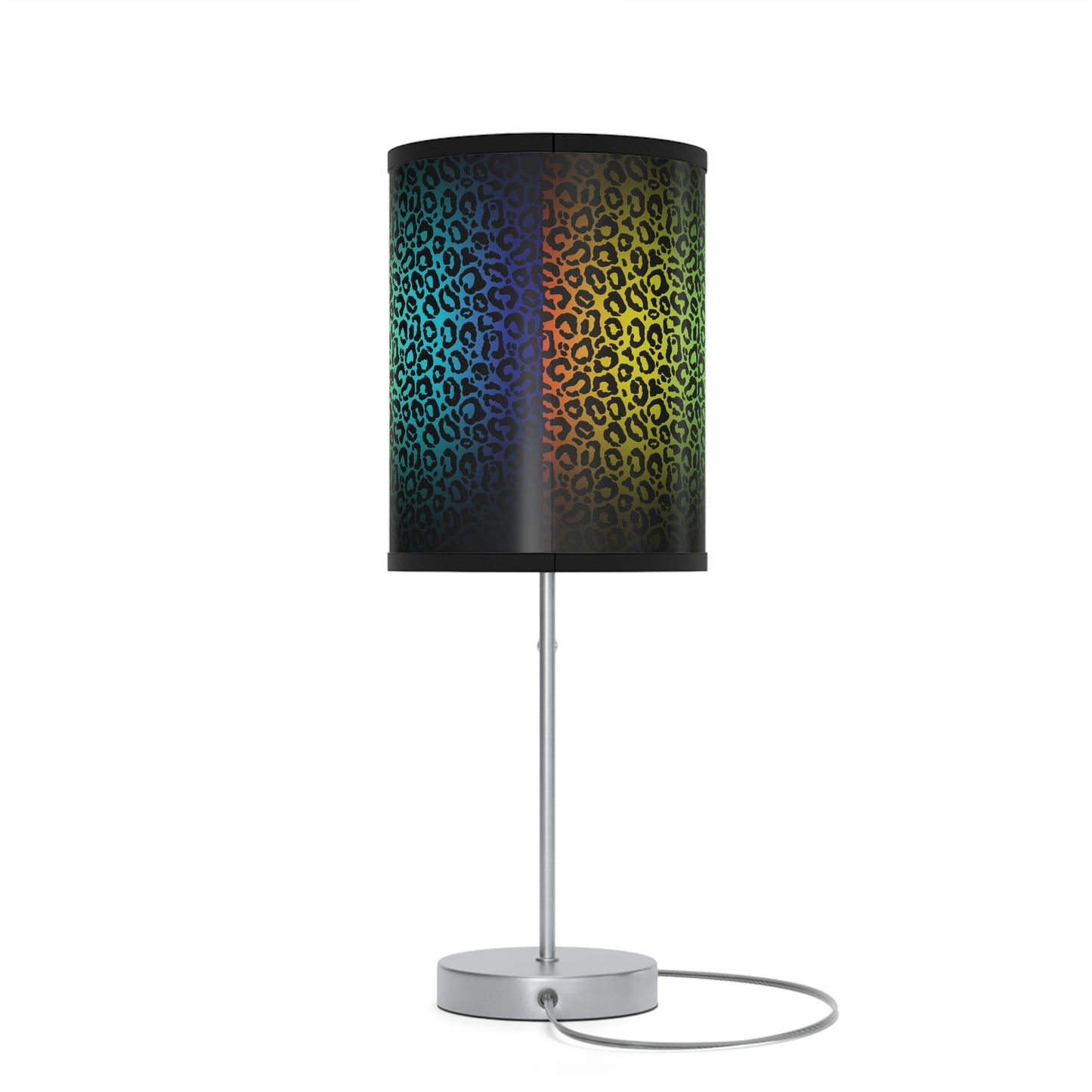 Tie Dye Animal Print Lamp on a Stand US|CA plug
