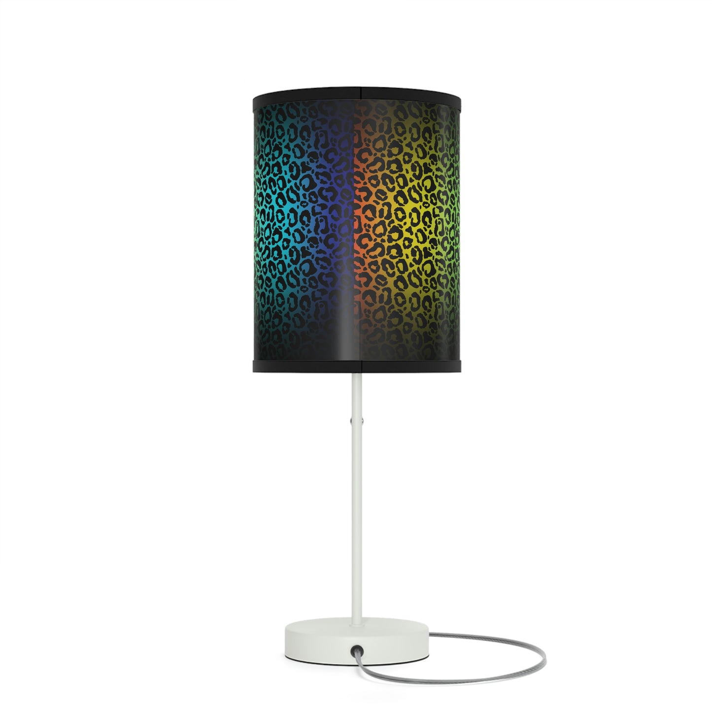 Tie Dye Animal Print Lamp on a Stand US|CA plug