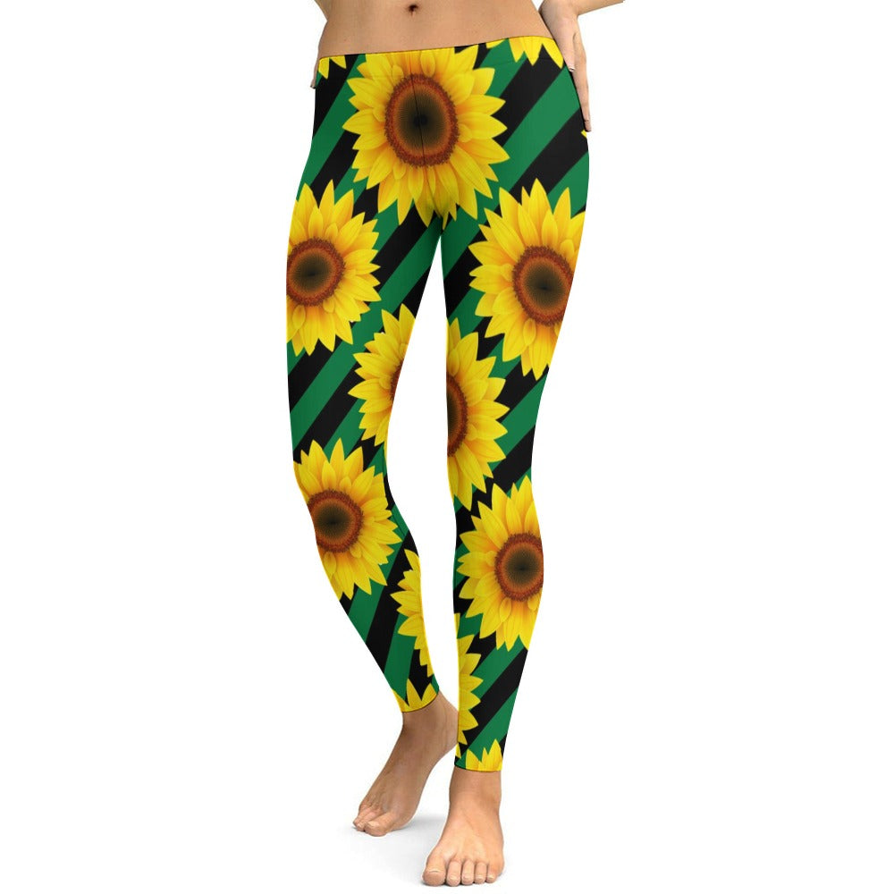 Sunflower Soft Ladies Tight Yoga Pants