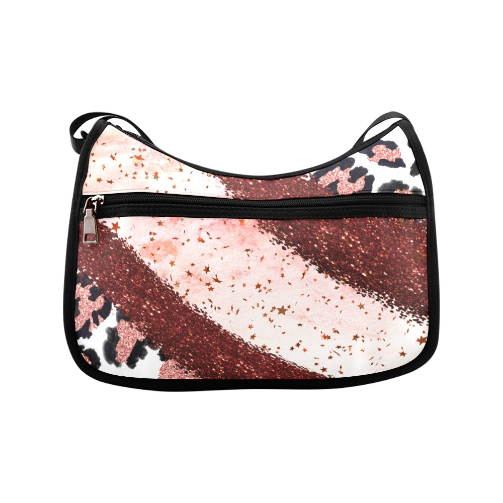 Leopard Sparkles Shoulder Bag