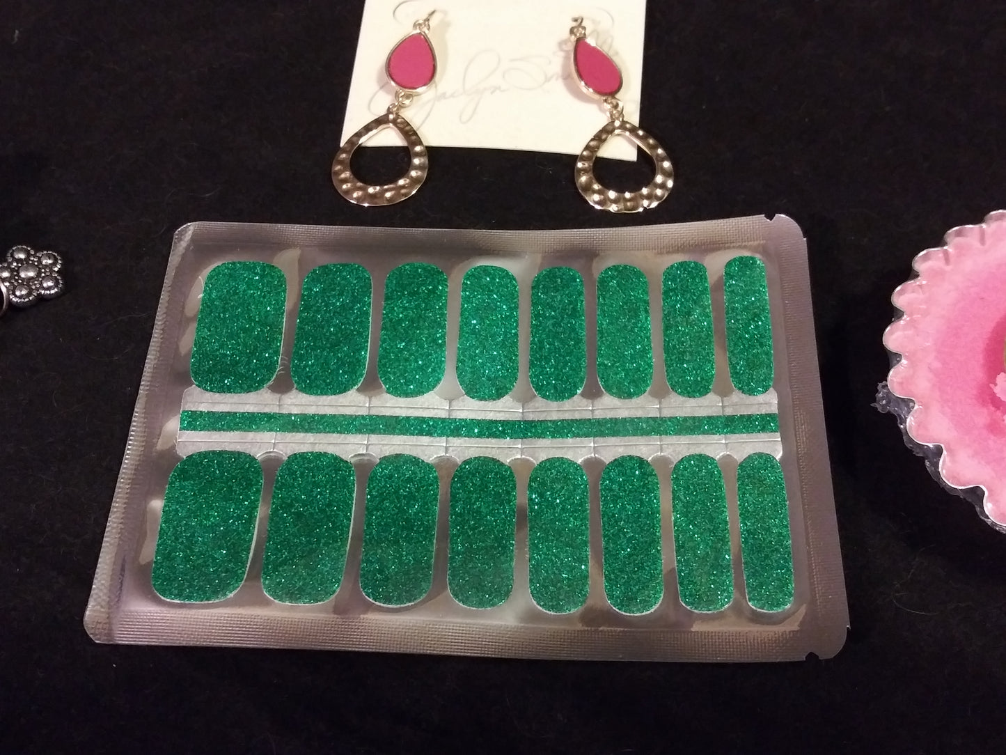 All That Glitters Green – Nail Polish Strips
