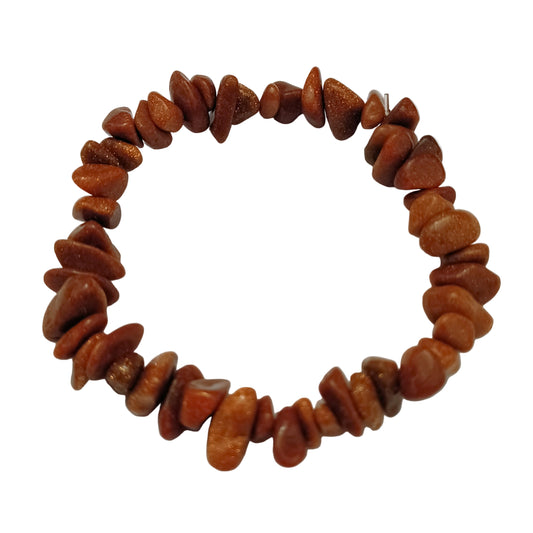 Goldstone Natural Stone Stretch Bracelet