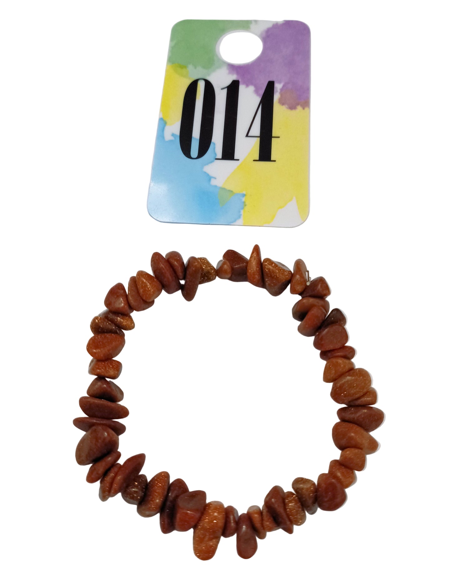 Goldstone Natural Stone Stretch Bracelet