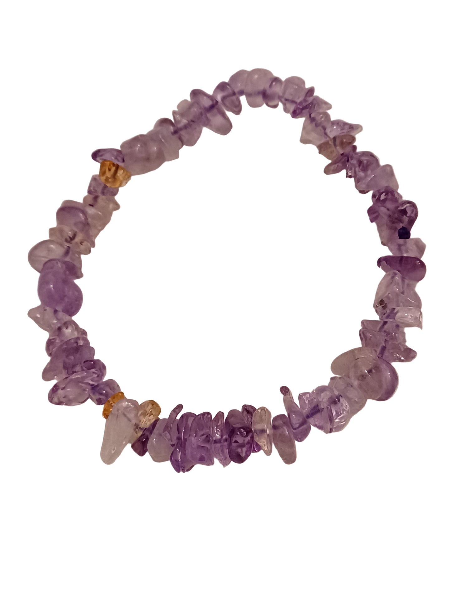 Light Amethyst Natural Stone Stretch Bracelet