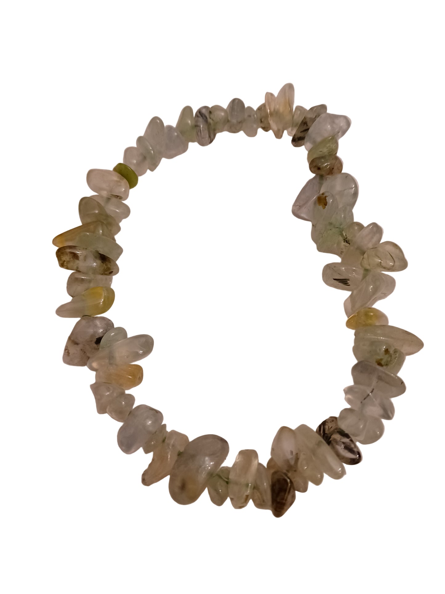 Prehnite Natural Stone Stretch Bracelet