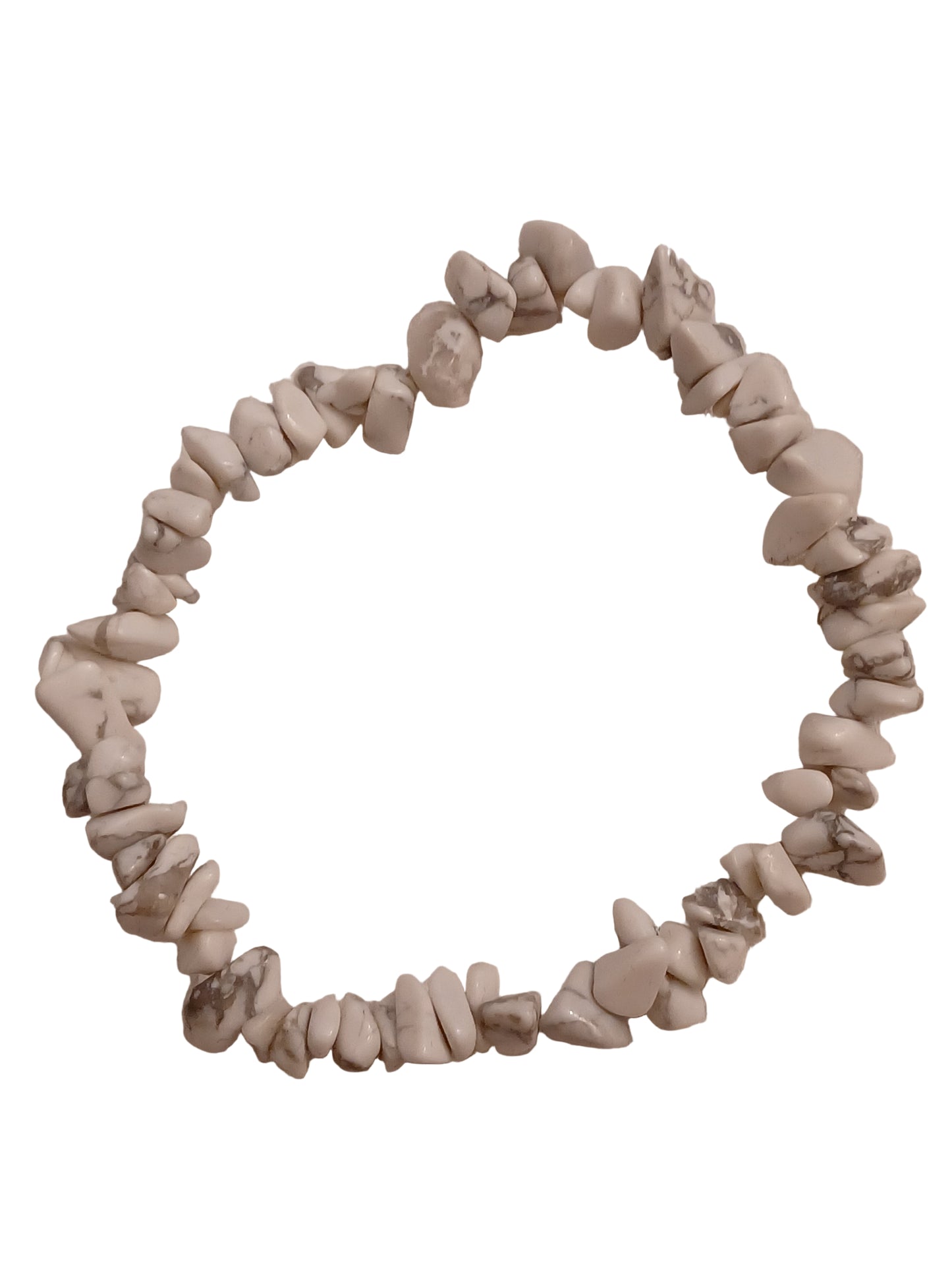 Magnesite Natural Stone Stretch Bracelet