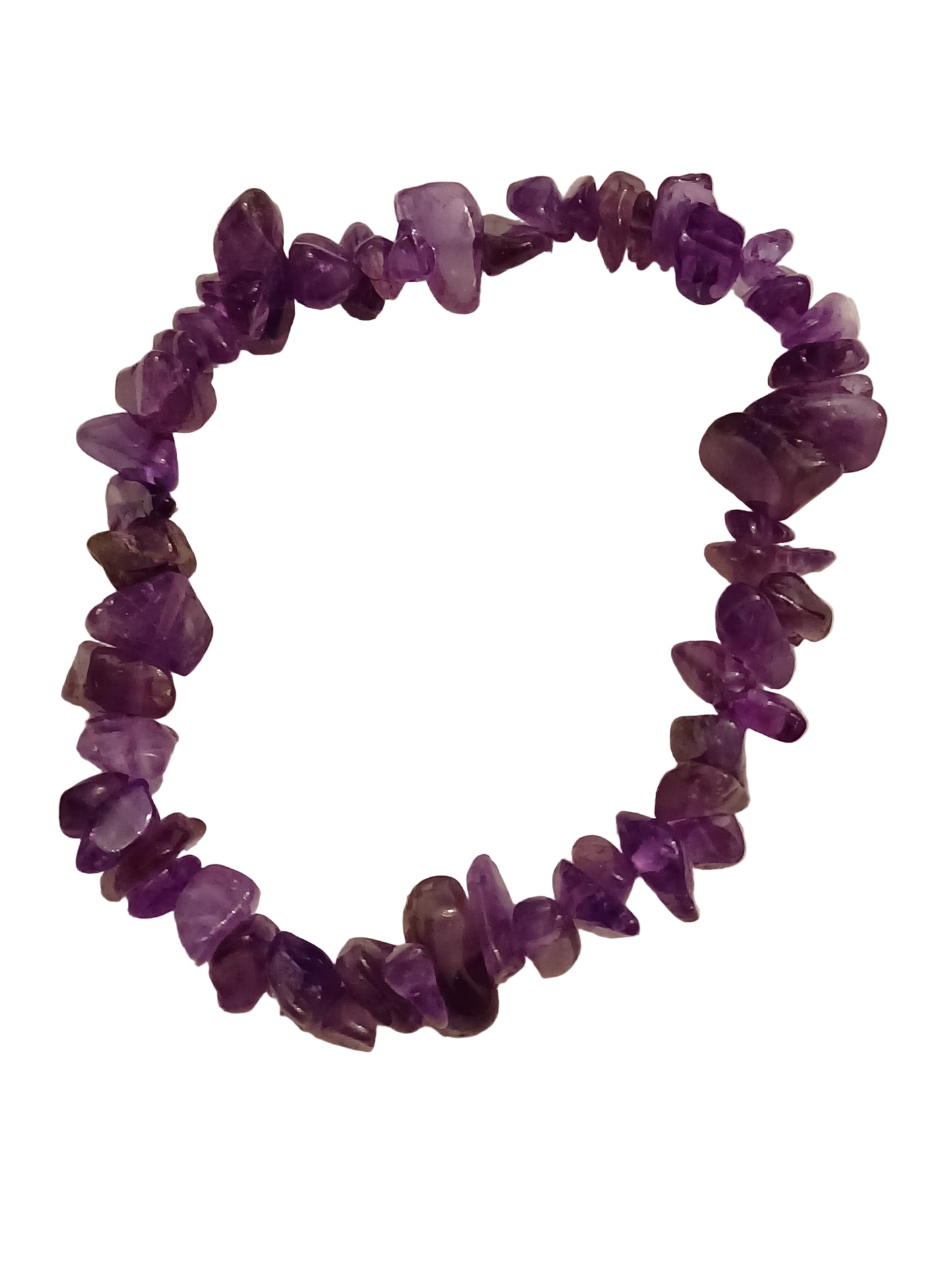 Amethyst Natural Stone Stretch Bracelet