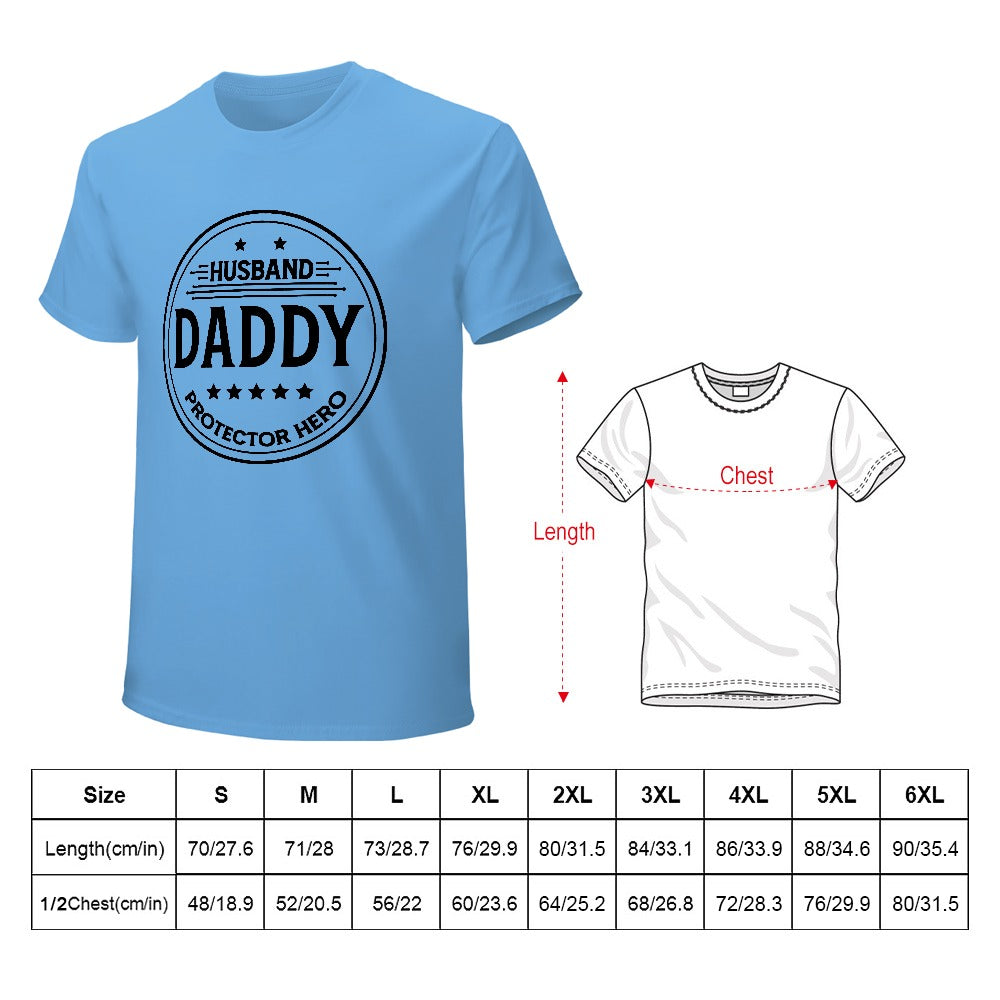 Husband Daddy Protector Hero T-Shirt
