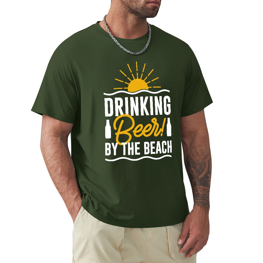 Drinking Beer By The Beach