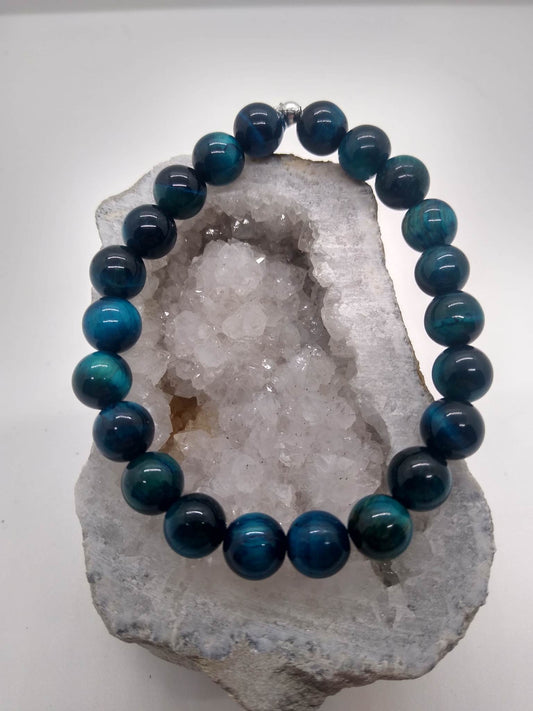 Cats Eye Blue Bracelet