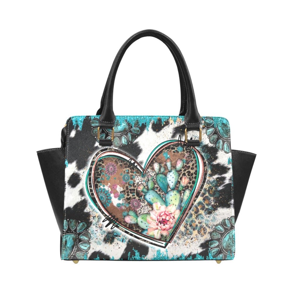 Western Heart Classic Shoulder Handbag