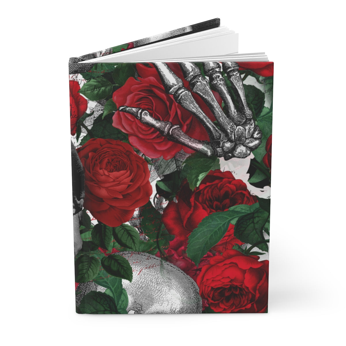 Skulls and Roses Hardcover Journal Matte