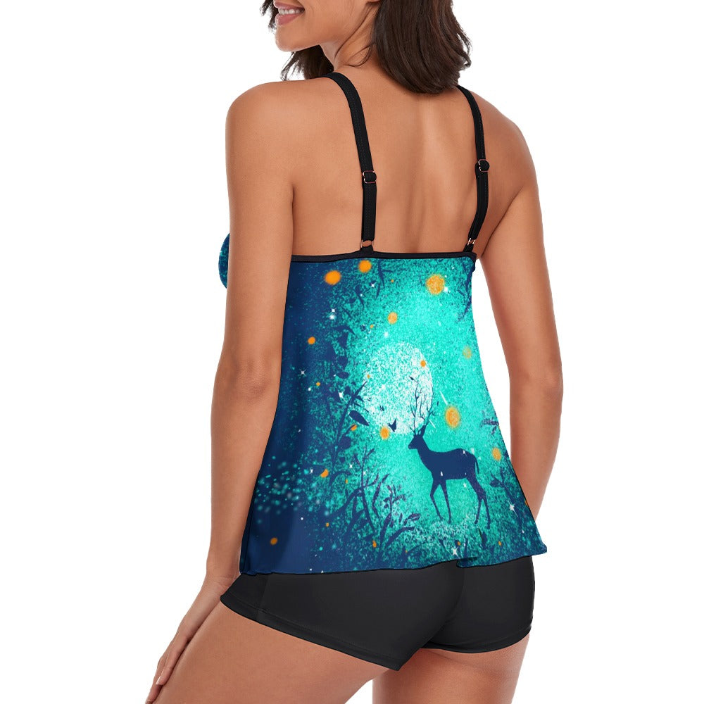 Oh Deer Blue Swimsuit