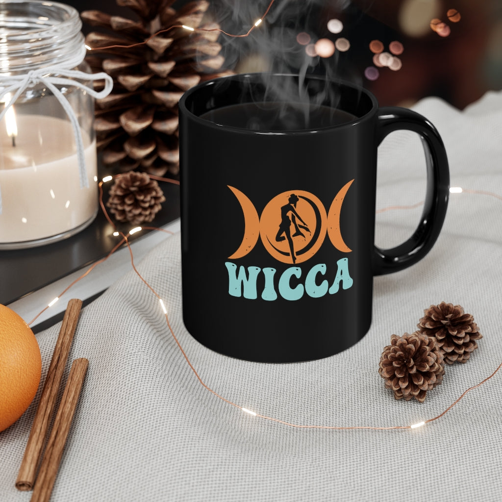 WICCA 11oz Black Mug