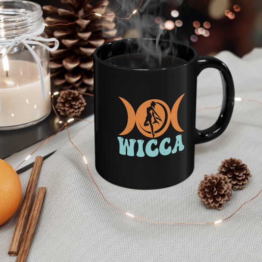 WICCA 11oz Black Mug