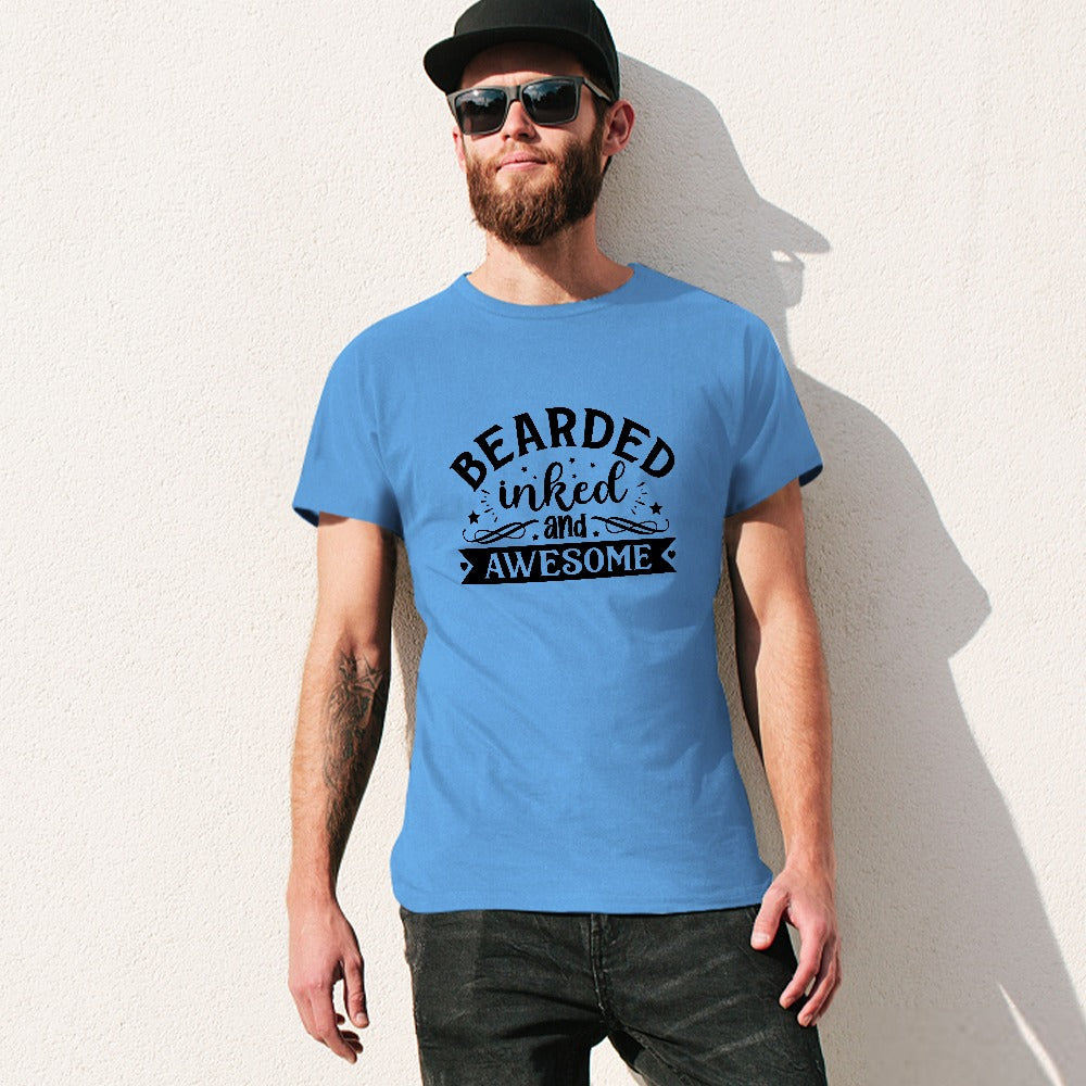 Bearded Inked and Awesome T-Shirt