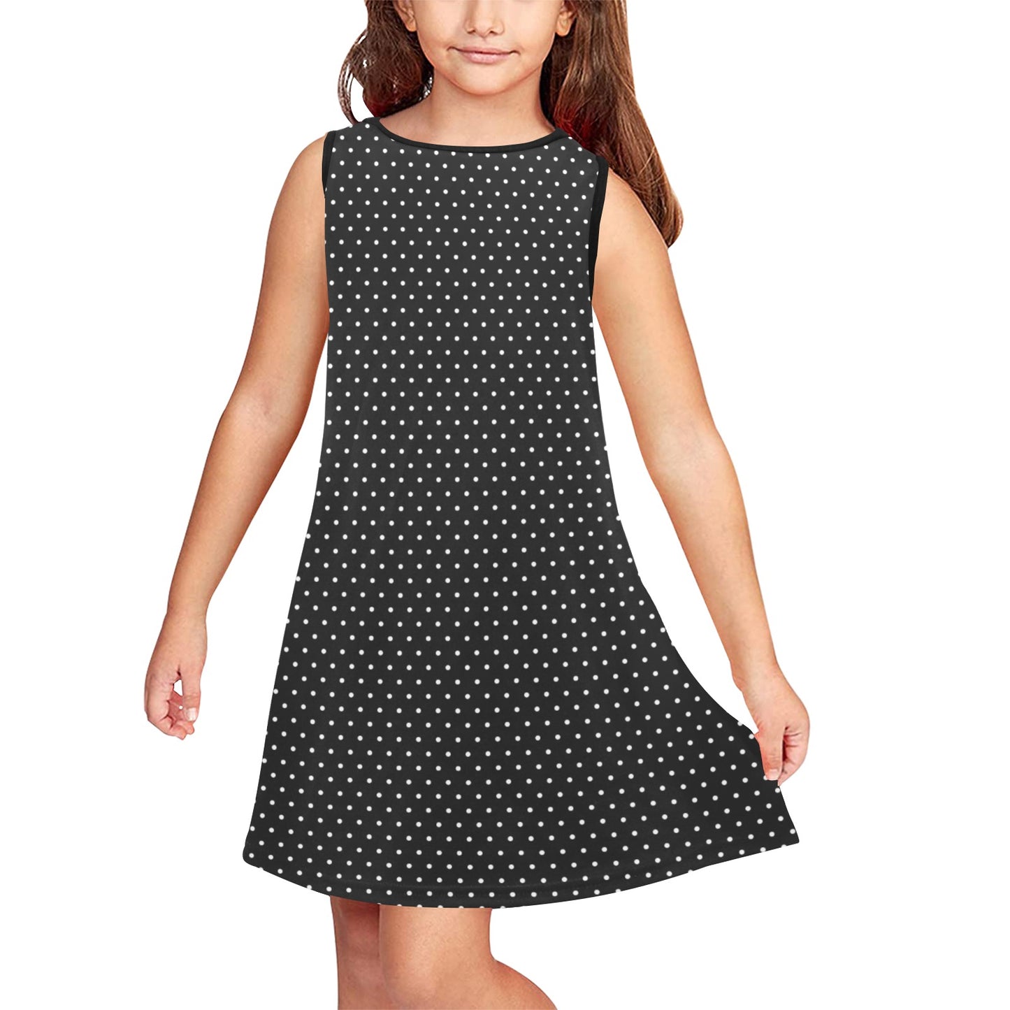 Polka Dot Sleeveless Dress
