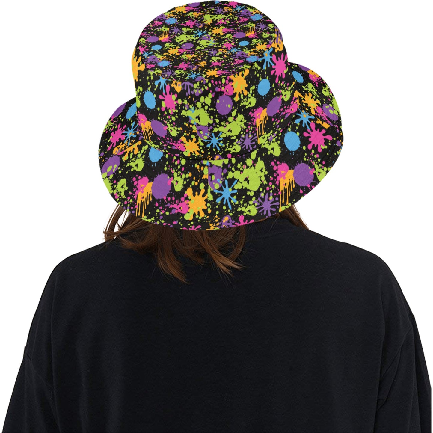 Neon Splash Summer Bucket Hat